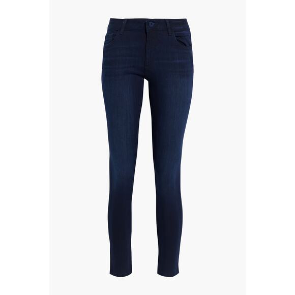 NEW DL1961 Emma Power Legging Jean Mid Rise Dark Denim Wash Size 27 - Picture 3 of 14